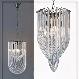 Chandelier Retro Frozen Glass